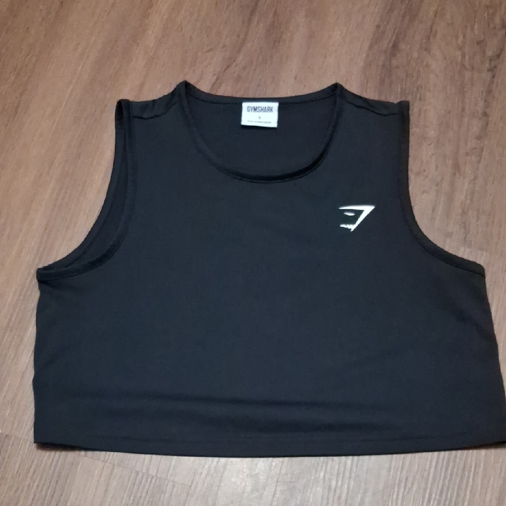 Gymshark Black Sleeveless Top